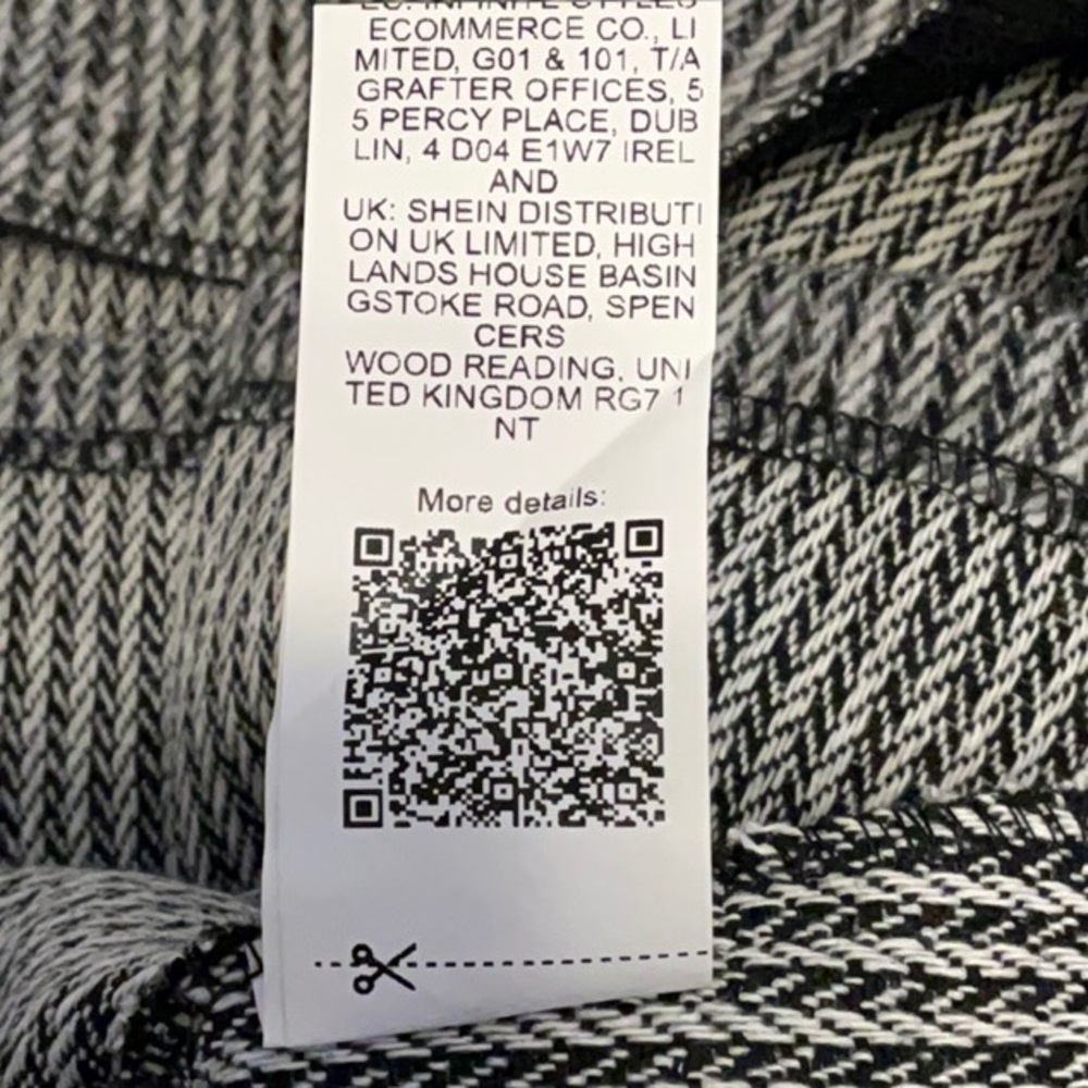 SHEIN Preppy Chic High Waist Tweed A-Line Mini Skirt ~ Size 12 ~ NWOT - Picture 13 of 13